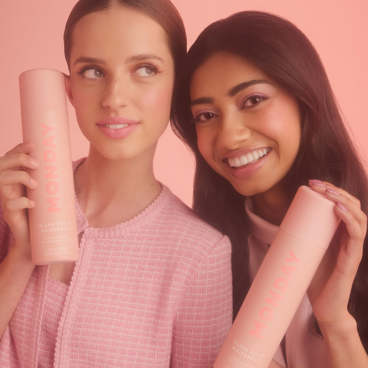 MONDAY HAIRCARE SLEEK HOLD Hairspray 10 oz packaging details