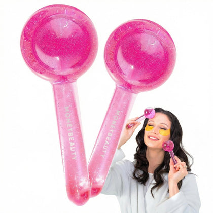 MonétBeauty Ice Globes for Face, pink colour front view