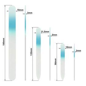 Mont Bleu Glass Nail File 7.68 inches long