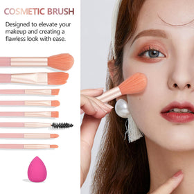 Moobirlet Makeup Kit featuring eyeshadows and lipsticks