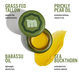 moochi Grass-Fed Beef Tallow Balm packaging side view