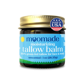 moomade Organic Beef Tallow Balm 1 oz front view