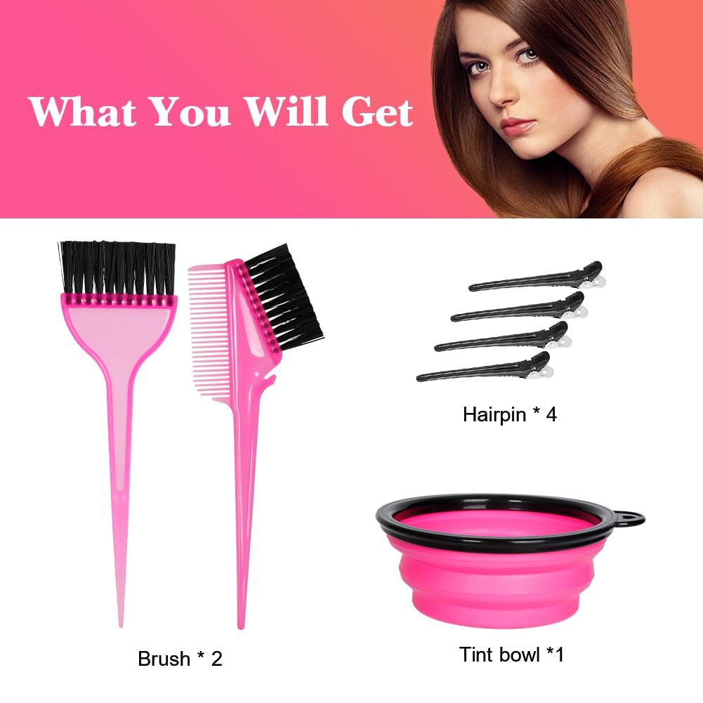 MOONMINI hair dye bowl set displayed on a countertop