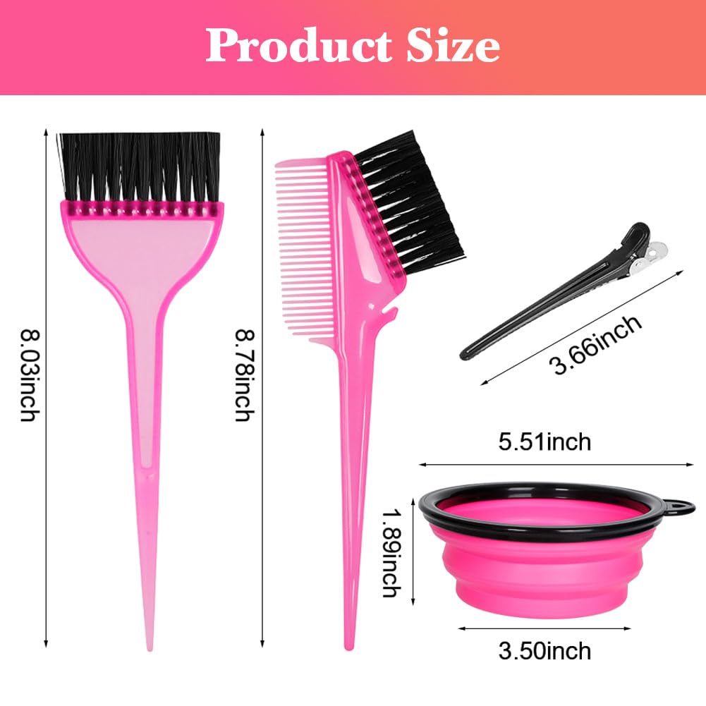 MOONMINI hair dye comb-brush included in the set
