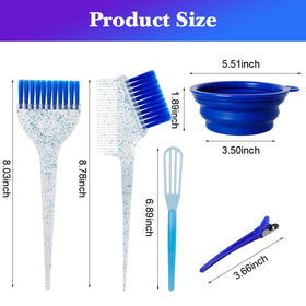 MOONMINI hair dye kit accessories including gloves and clips