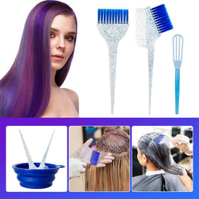 MOONMINI mixing bowl and hair dye brush close-up