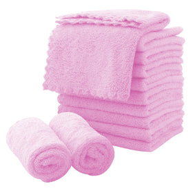 MOONQUEEN Microfiber Facial Cloths 12 Pack in Frozen Berry colour