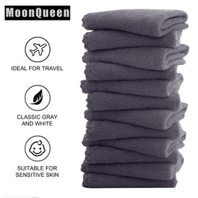 MOONQUEEN Microfiber Facial Cloths in a travel cosmetic bag