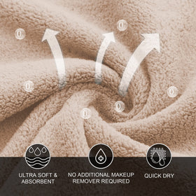 MOONQUEEN Microfiber Facial Cloths packaging details