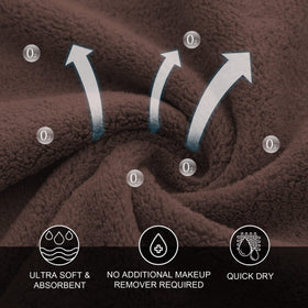 MOONQUEEN Microfiber Facial Cloths packaging front view