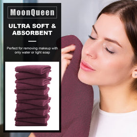 MOONQUEEN Microfiber Facial Cloths showing soft texture