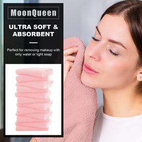 MOONQUEEN Microfiber Facial Cloths showing texture