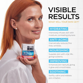 MOONRIN COSMETICS Retinol Cream application on skin