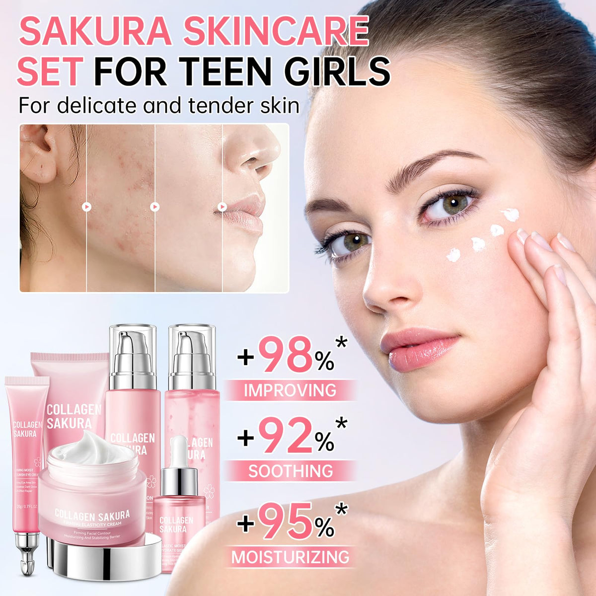 mopayzer Sakura Lotion tube with floral packaging