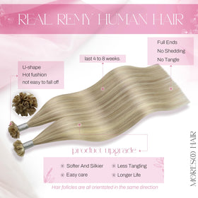 Moresoo K Tip Hair Extensions packaging
