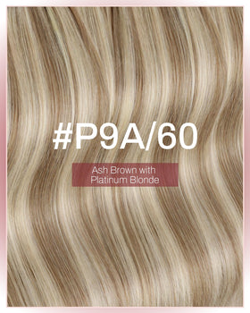 Moresoo Light Brown Highlight Tape Weft Extensions 20 Inch with styling tools