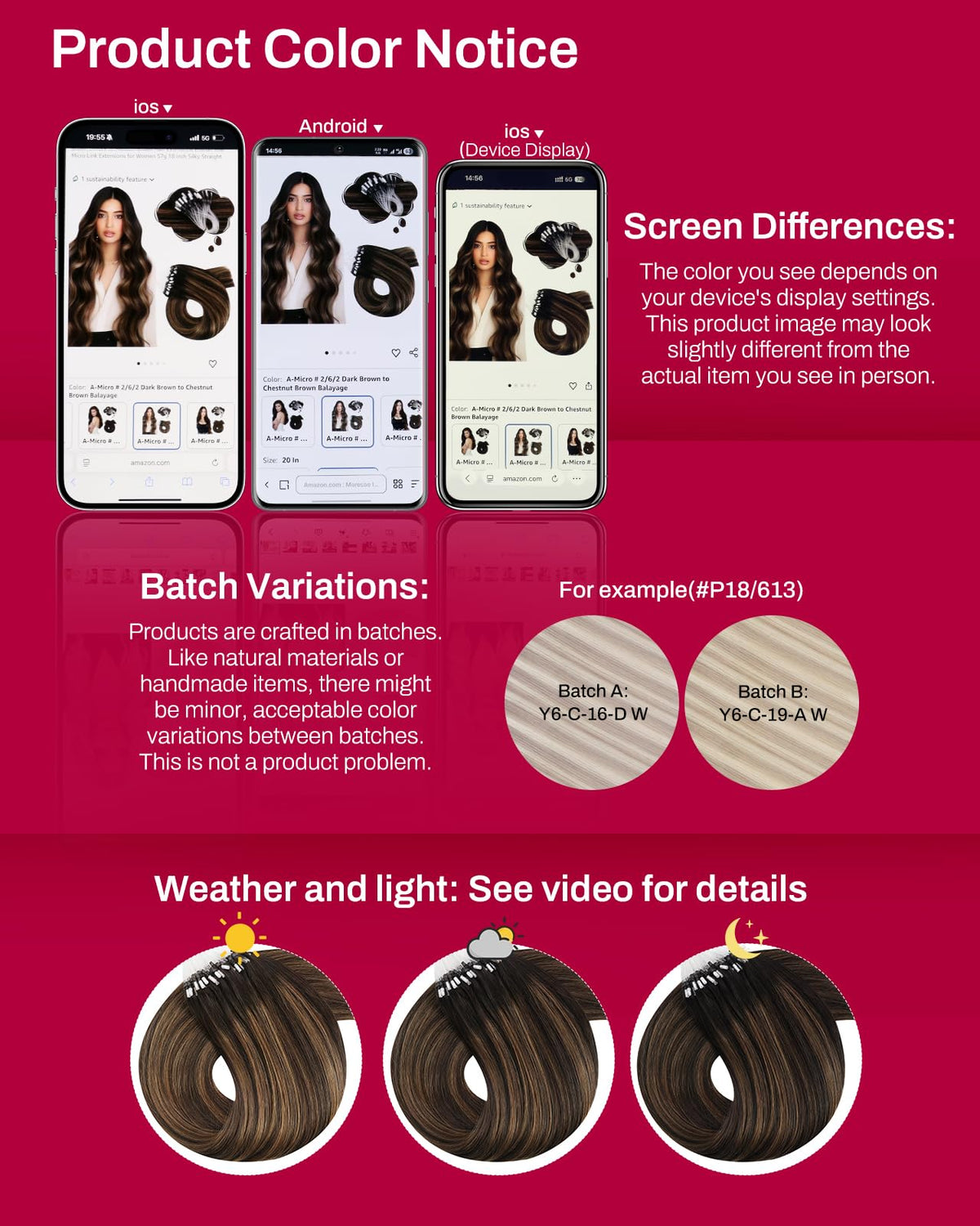 Moresoo Micro Link Hair Extensions displayed on a flat surface