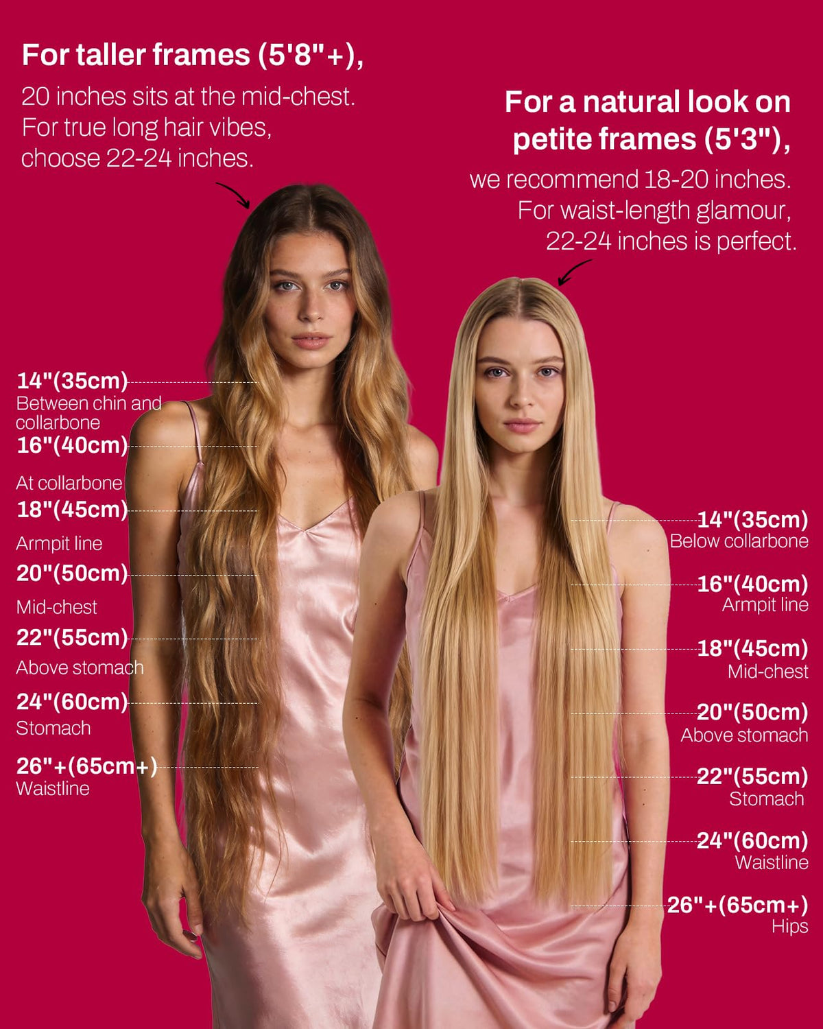 Moresoo Micro Link Hair Extensions on a mannequin