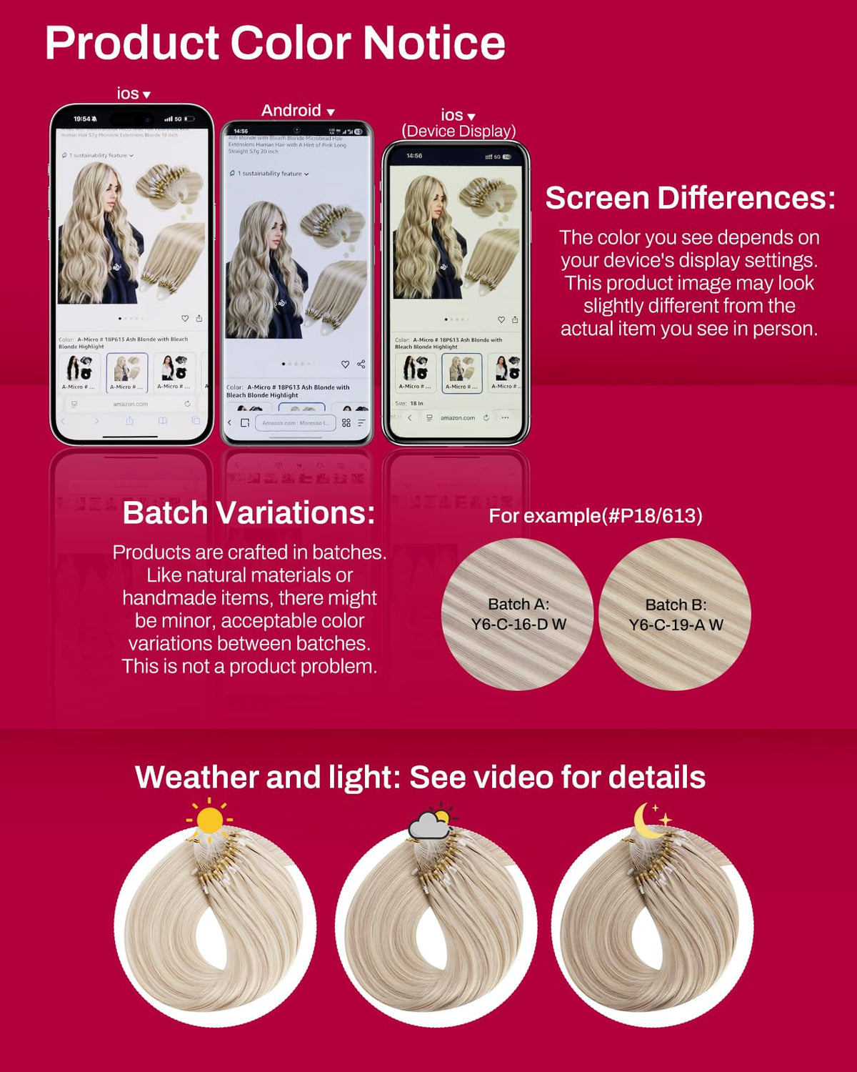 Moresoo Micro Loop Hair Extensions in a hair care setting
