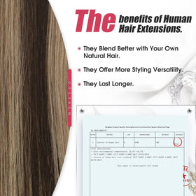 Moresoo Ombre Tape in Hair Extensions close-up of the tape