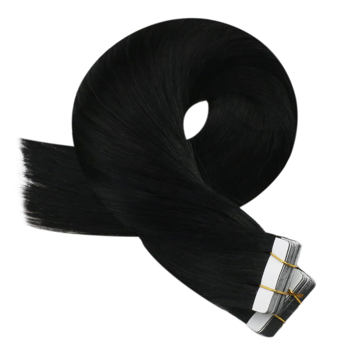 Moresoo Tape-In Hair Extensions showing colour variations