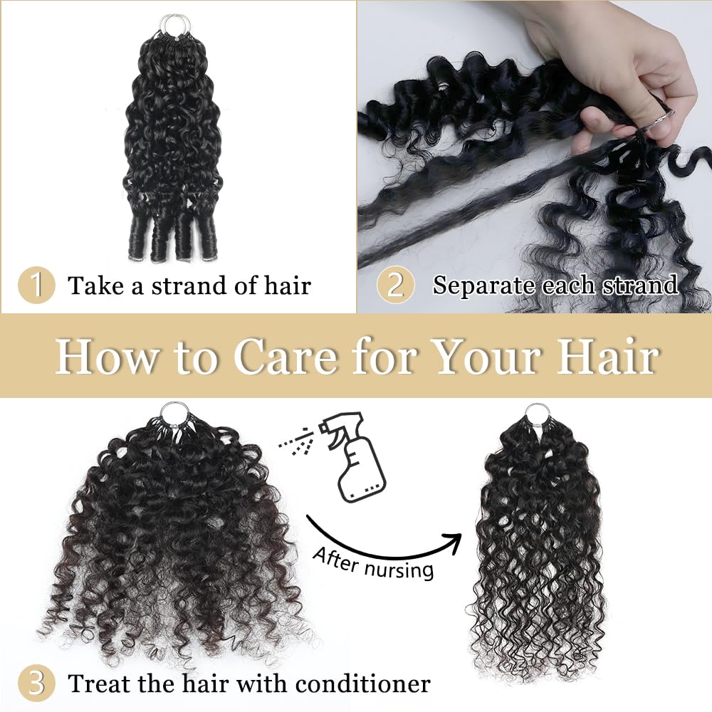 MORGENSTAR crochet hair bundle with crochet hook
