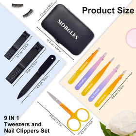 MORGLES dual-sided nail file included in the kit