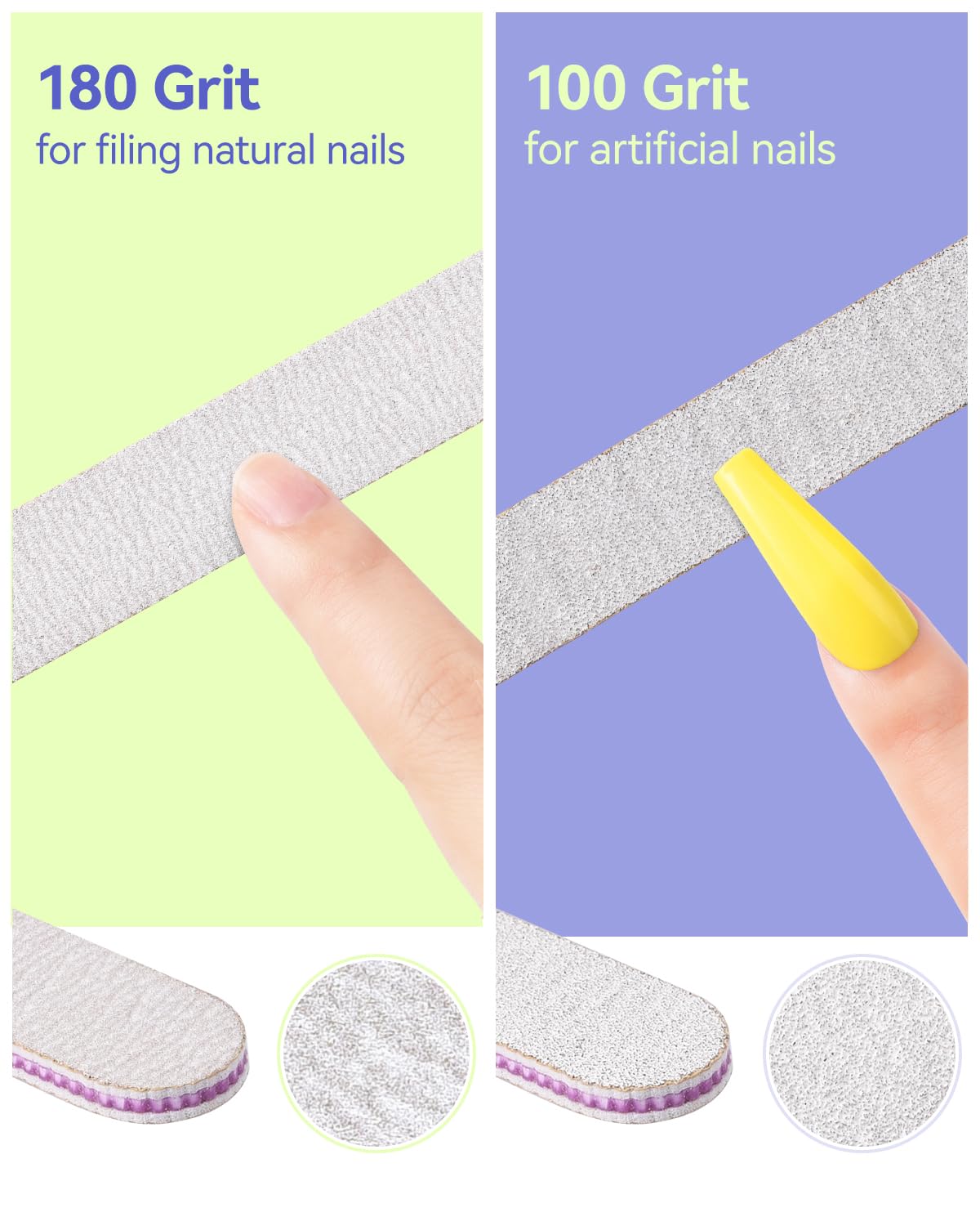 MORGLES nail buffer blocks for smoothing nails
