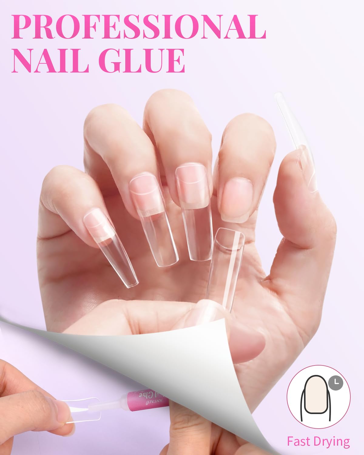 MORGLES nail clipper and cuticle knife included in kit
