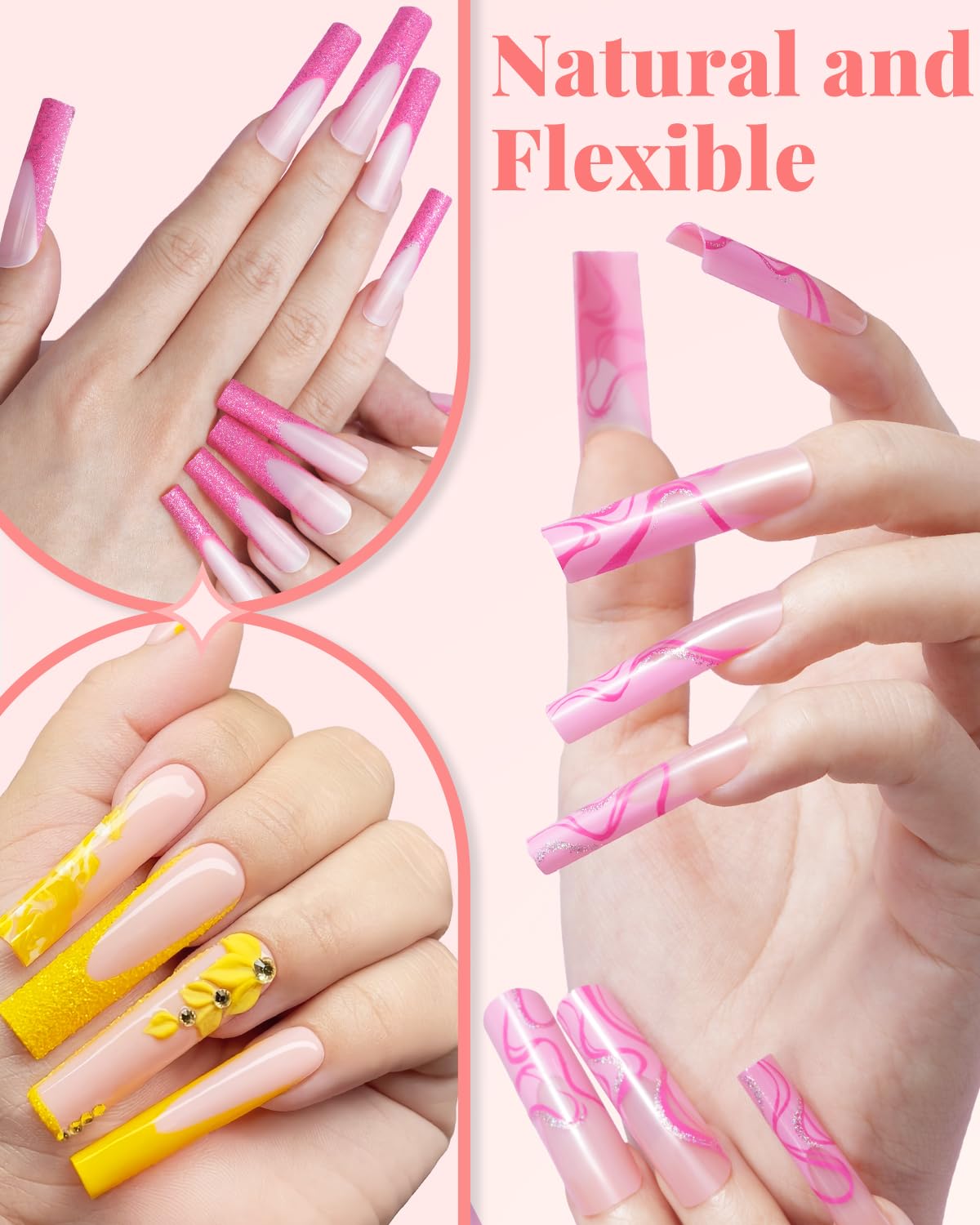 MORGLES nail glue bottles included in the set
