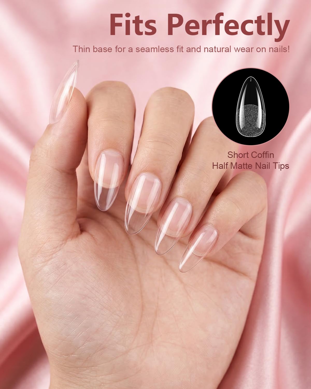 MORGLES nail tips kit with included tools and accessories