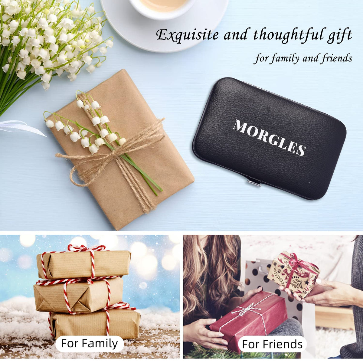 MORGLES stainless steel tools with vibrant colours