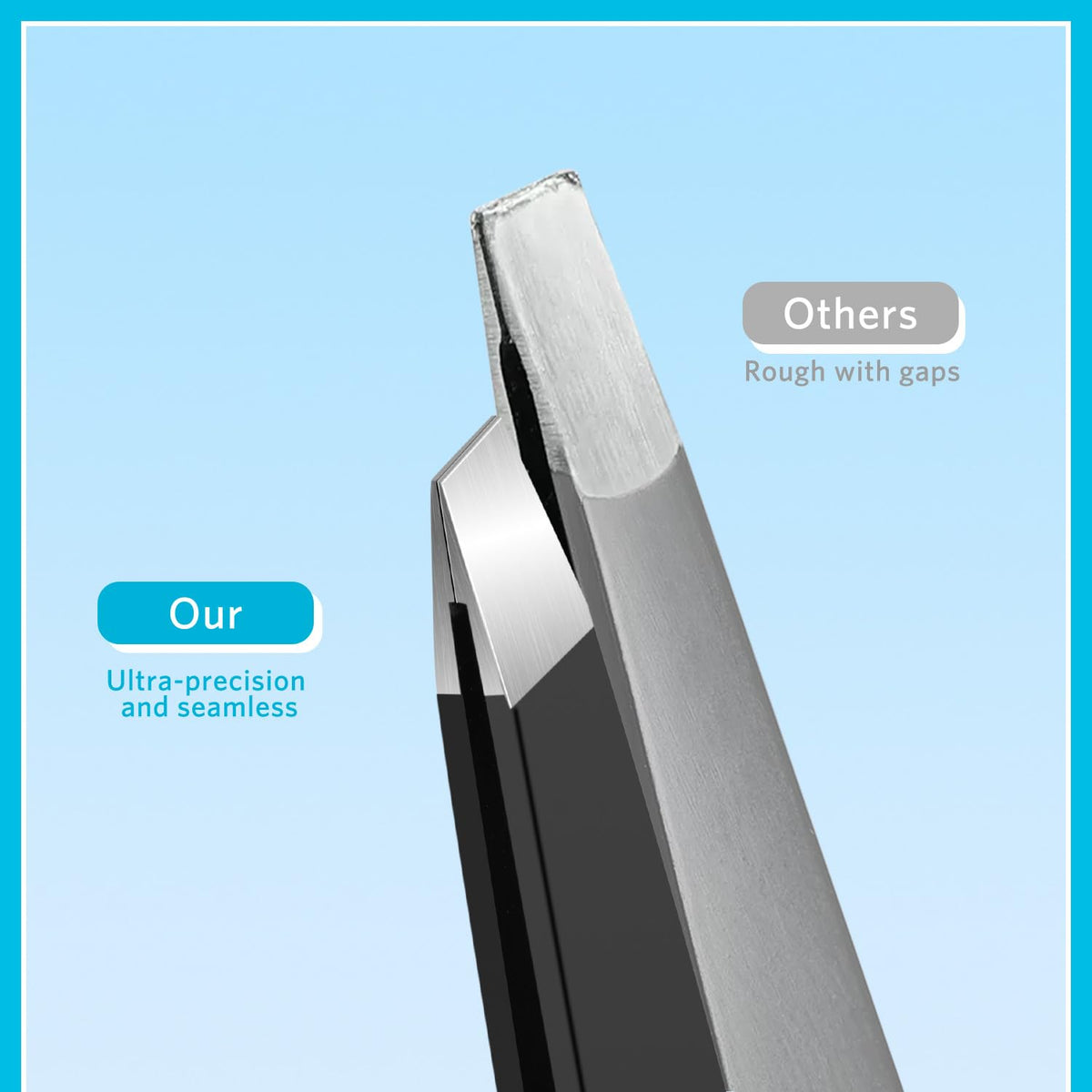 MORGLES Tweezers Set tools layout on a white background