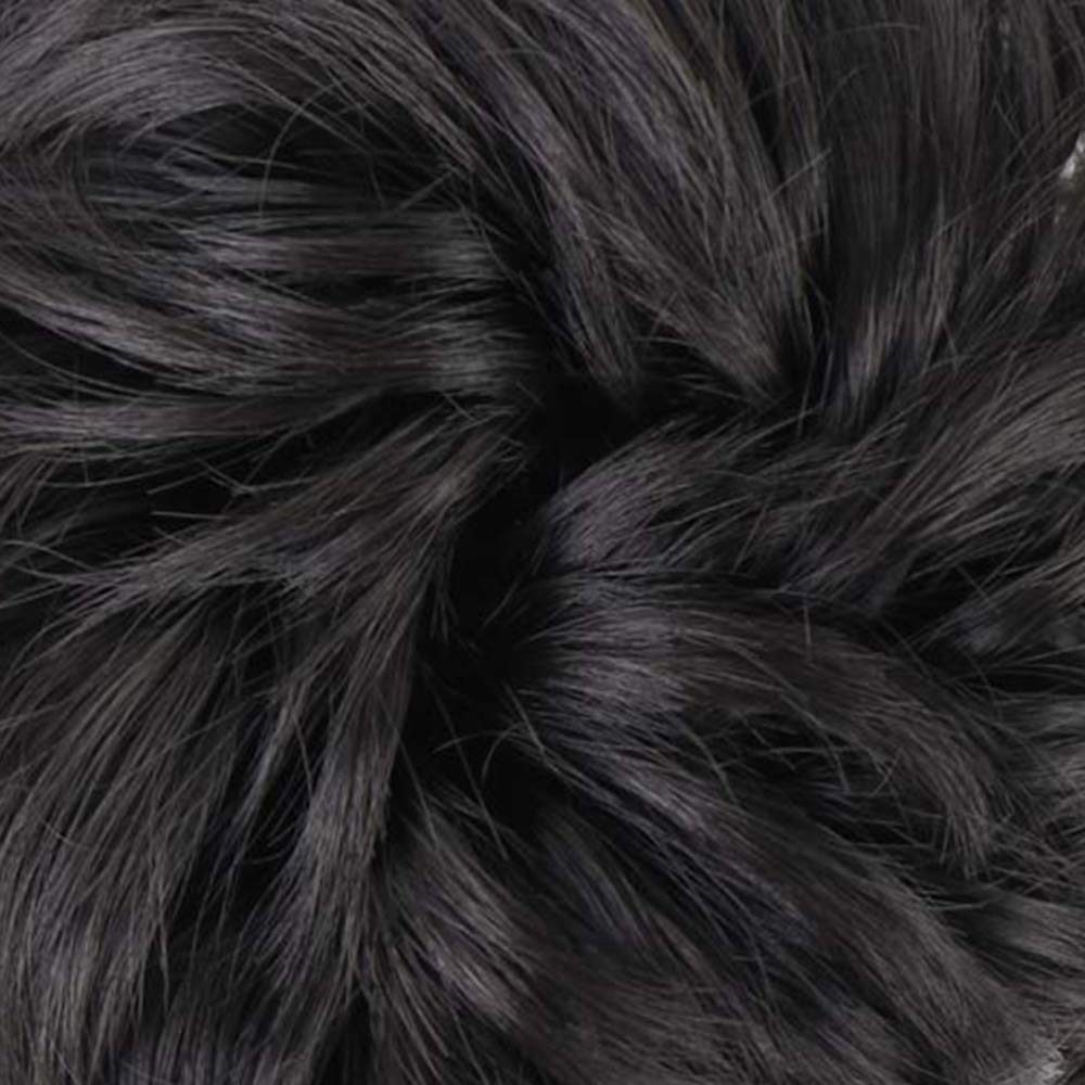 MORICA 2PCS Messy Bun Hair Piece packaging with accessories