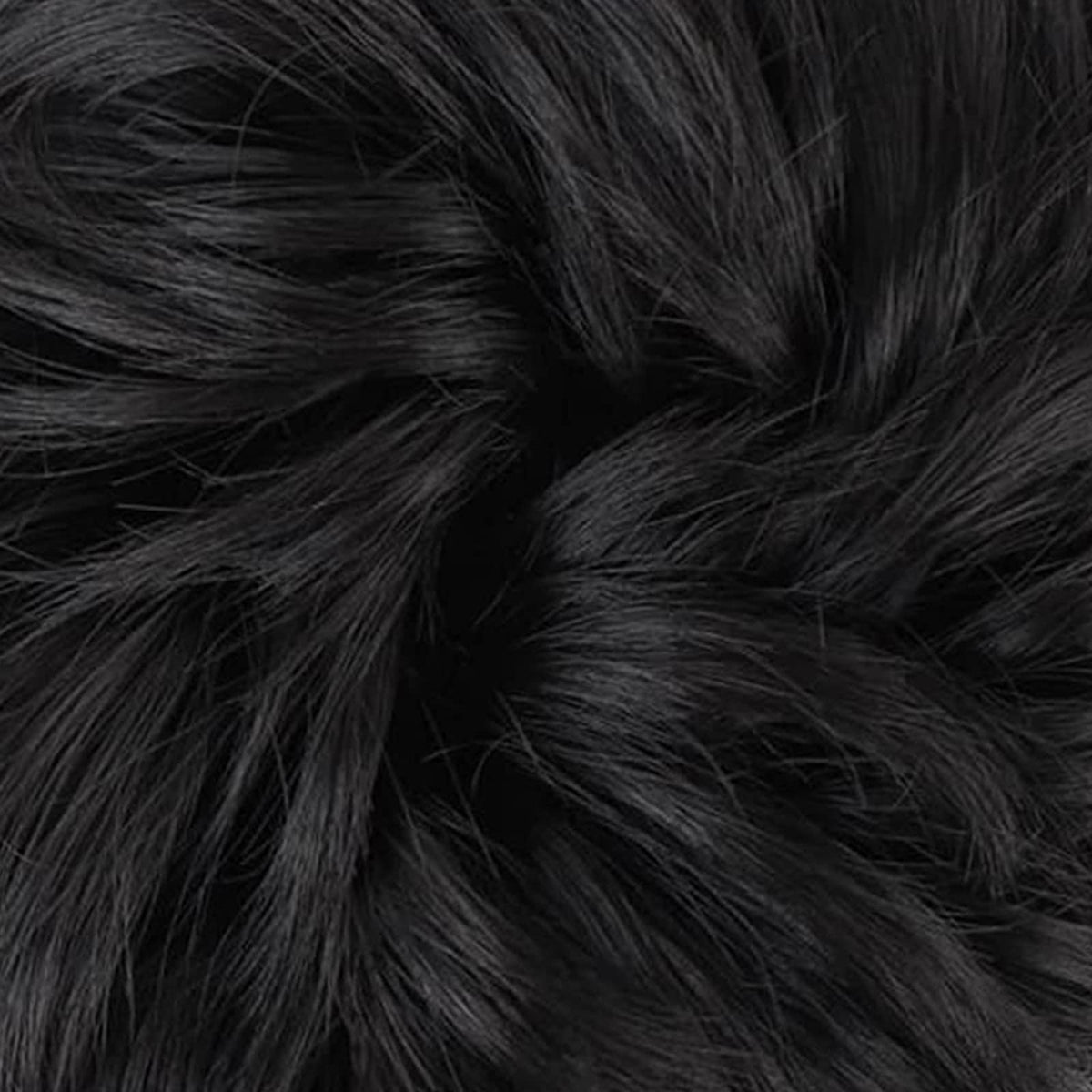 MORICA Messy Bun Hair Piece Jet Black on model