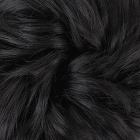 MORICA Messy Bun Hair Piece Jet Black on model