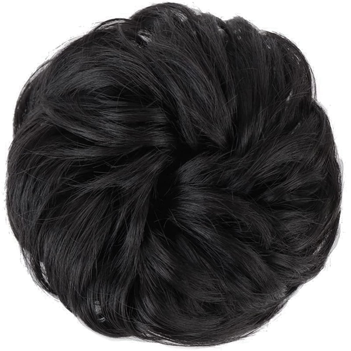 MORICA Messy Bun Hair Piece Jet Black with clips
