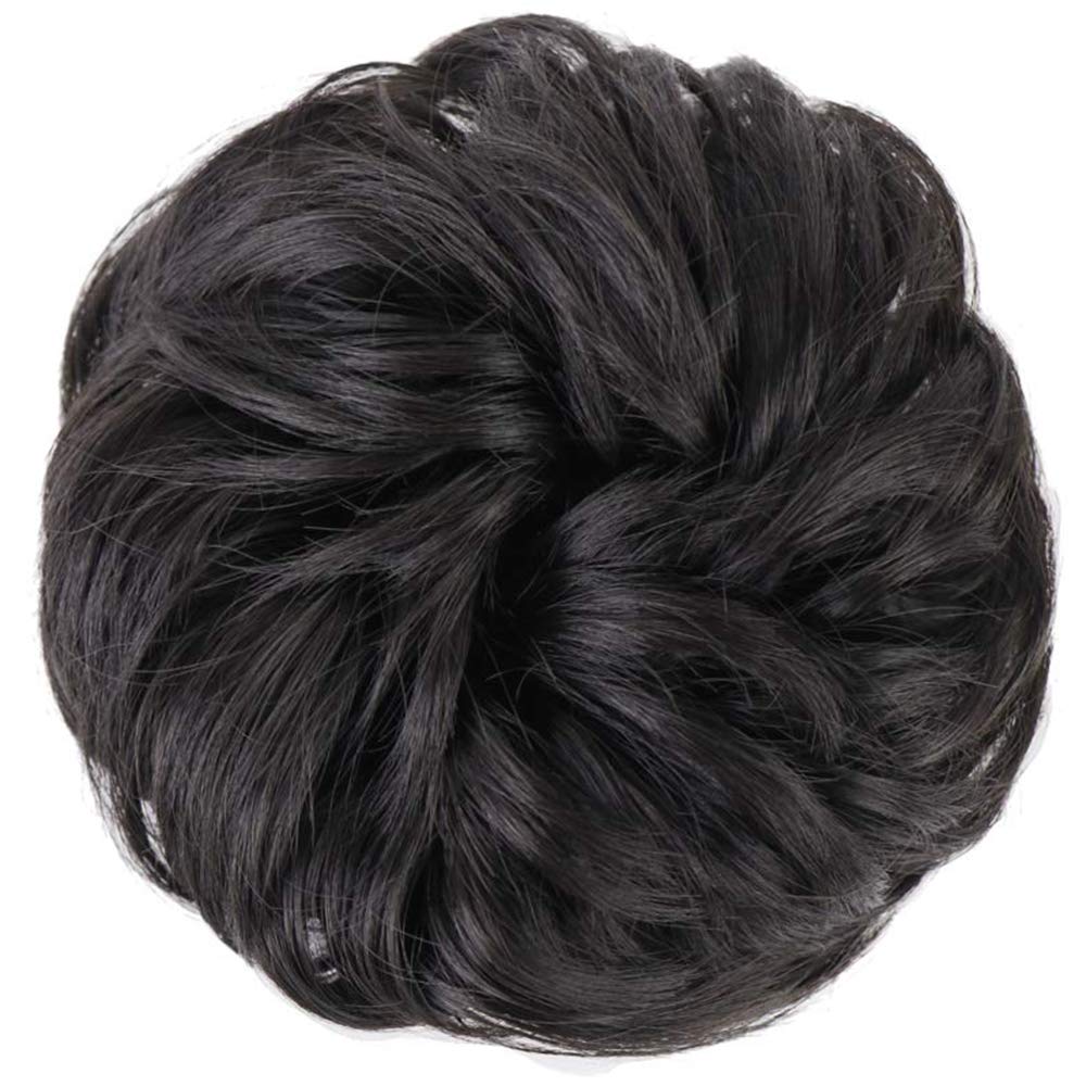 MORICA Messy Bun Hair Piece showing adjustable elastic tie