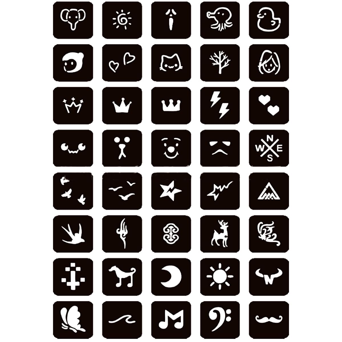 Moricher Temporary Tattoo Kit packaging with all included items