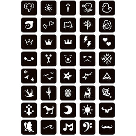 Moricher Temporary Tattoo Kit packaging with all included items