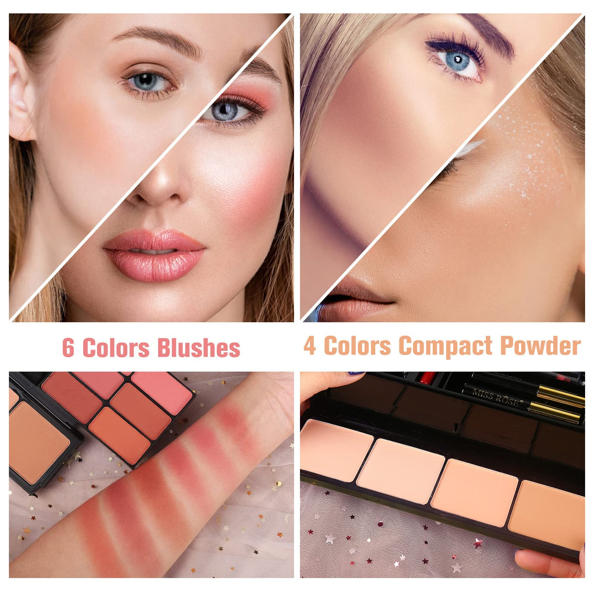 MORNECA makeup kit compact with vibrant colours