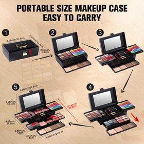 MORNECA makeup kit side view highlighting its compact size