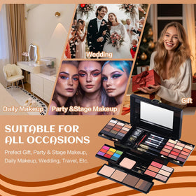 MORNECA makeup kit with all accessories laid out