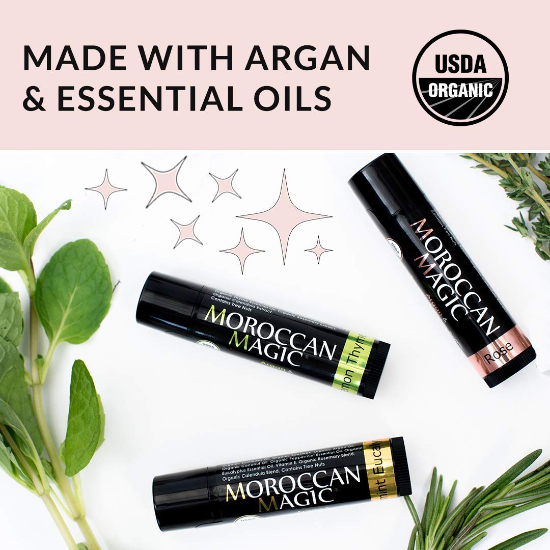Moroccan Magic lip balm product display