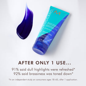 Moroccanoil Blonde Perfecting Purple Shampoo 6.7 Fl Oz side view
