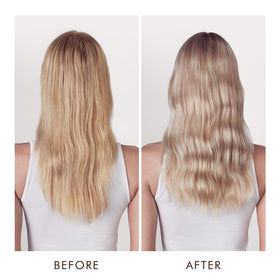 Moroccanoil Blonde Perfecting Purple Shampoo bottle with label