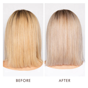 Moroccanoil Blonde Perfecting Purple Shampoo texture close-up