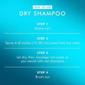 Moroccanoil Dry Shampoo Dark Tones in hand for use