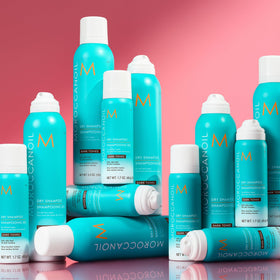 Moroccanoil Dry Shampoo Dark Tones packaging close-up