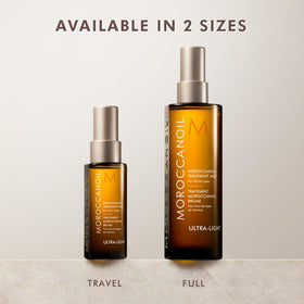 Moroccanoil Hair Oil Mist 0.85 Fl. Oz. with hair styling tools